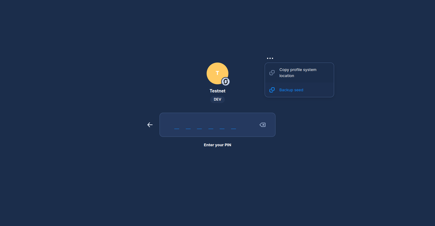 Backup Seed